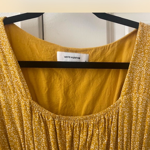 Petal and Pup Yellow Floral Mini Dress - Picture 2 of 2